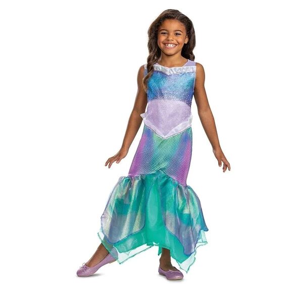 Disney Princess The Little Mermaid Ariel Costume Child Small 6/6X Halloween - Picture 16 of 16